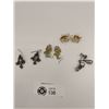 Image 1 : 4 Pairs of Fancy Earrings Some Signed 'coro'
