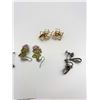 Image 3 : 4 Pairs of Fancy Earrings Some Signed 'coro'