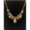 Image 2 : Fabulous 50's Coloured Rhinestone Necklace