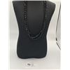 Image 1 : A Very Nice 3 Strand Black Crystal Necklace (Each Strand Different)