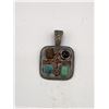 Image 2 : Retro 4 Stone Square Pendant