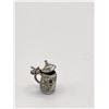 Image 2 : Heavy Sterling Beer Stein Charm