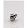 Image 3 : Heavy Sterling Beer Stein Charm