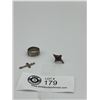 Image 1 : 3 Pieces of Sterling Jewelry including a cross