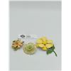 Image 3 : Vintage Painted Metal Flower Lot