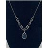 Image 2 : Vintage Blue Glass Necklace