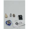 Image 1 : Rosary Box w 3 Deities One Silver, Plus Flass Rosary Box with Mini Rosary