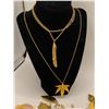 Image 2 : Large Lot of Gold Plated Leaves and Shells