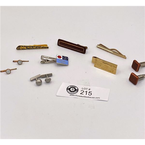 Tie Clip & Cufflink Lot