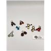 Image 1 : 7 Pair Polished Stone Earrings Including Citrine & Amethyst