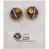 Image 2 : J.Jansen Heavy Amethyst Earrings
