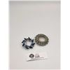 Image 1 : 2 Beautiful Vintage Rhinestone Brooches