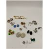 Image 1 : 14 Pair Of Vintage Earrings
