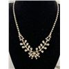 Image 3 : Vintage Rhinestone and Mother of Pearl Necklace