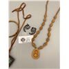 Image 2 : Carved Wood & Nut Necklaces and Misc. Lot