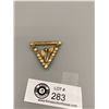 Image 2 : Very Unusual Triangular Rhinestone 1950's Brooch