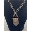Image 2 : Exquisite Brown Rhinestone Elaborate Link Necklace