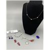 Image 1 : Lot of Glass Bead Jewelry Including Earrings, Bracelet etc