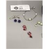 Image 2 : Lot of Glass Bead Jewelry Including Earrings, Bracelet etc