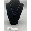 Image 1 : Tashi Sterling Necklace with Bar Pendant