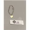 Image 1 : Fabulous Italian Sterling Bracelet with Heart Pendant