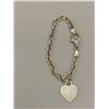 Image 2 : Fabulous Italian Sterling Bracelet with Heart Pendant