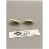 Image 1 : Large Circular Ivory Earrings