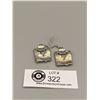 Image 2 : Pair of Modernist Earrings