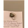 Image 2 : Vintage Sterling Silver Modernist Brooch/Pendant with a Mosic Inlay of Turquoise and Coral