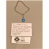 Image 2 : Fine Vintage Sterling Silver Bracelet with 1 Dangling Small Religious Charm. Our Lady of Lourdes 7" 