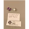 Image 1 : 2 Small Sterling Silver Lockets for Child. Marked Sterling