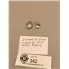 Image 2 : 2 Small Sterling Silver Lockets for Child. Marked Sterling