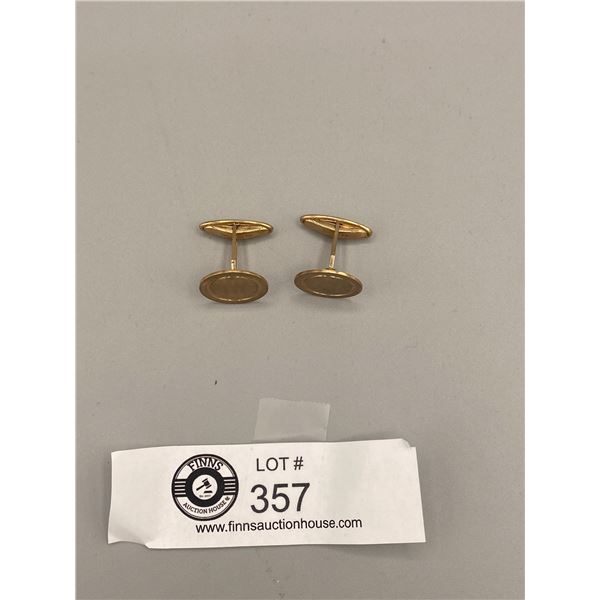 Birks 10k Gold Men's Cufflinks 11.4gr