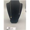 Image 2 : 925 and 18k Lariat Necklace weighing 5.8 gr
