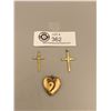 Image 1 : 2 Gold Filled Crosses and a Locket