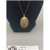 Image 2 : Beautiful Agate and Gold Plated Necklace