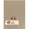 Image 1 : 10k Garnet Earrings 1.79 gr