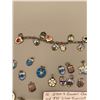 Image 2 : Lot of 16 Silver & Enamel Charms and 835 Silver Bracelet with 9 800 Silver Charms