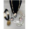 Image 1 : 5 Large Unusual Necklaces