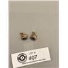 Image 2 : Nice Pair of 1950's Gold Filled 12k Hemitite Earrings