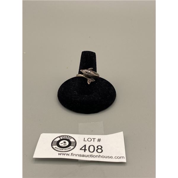 Quality Sterling Silver Dolphin Ring