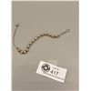 Image 2 : Very Nice Sterling Italian Made Ball Bracelet.  Needs Repair