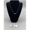 Image 1 : Unusual Sterling Neckchain with Cylander Pendant