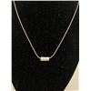 Image 2 : Unusual Sterling Neckchain with Cylander Pendant