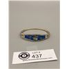 Image 1 : Shell Inlaid Bracelet with Turquoise
