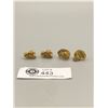 Image 2 : A Nice Pair of 1950's Coloured Rhinestone Earrings