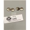 Image 2 : Nice Vintage Pair of Art Deco Mother of Pearl Cufflinks circa 1950s