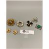 Image 1 : BSK Brooch and Earrings +4 other Vintage Pieces