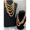 Image 1 : Wonderful Vintage 5 Strand And 3 Strand Necklaces