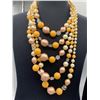 Image 3 : Wonderful Vintage 5 Strand And 3 Strand Necklaces